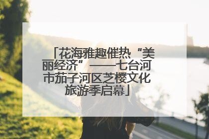 花海雅趣催热“美丽经济”——七台河市茄子河区芝樱文化旅游季启幕
