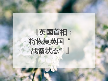 英国首相：将恢复英国“战备状态”