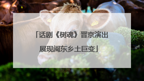 话剧《树魂》晋京演出 展现闽东乡土巨变