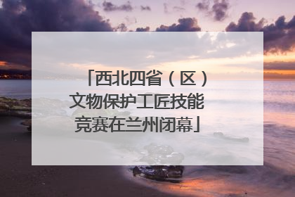西北四省（区）文物保护工匠技能竞赛在兰州闭幕