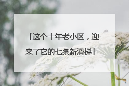 这个十年老小区，迎来了它的七条新滑梯
