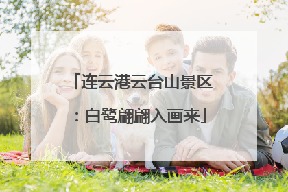连云港云台山景区：白鹭翩翩入画来