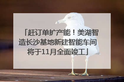 赶订单扩产能！美湖智造长沙基地新建智能车间将于11月全面竣工