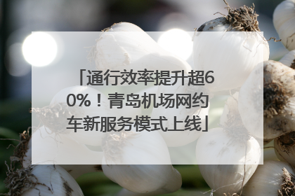 通行效率提升超60%！青岛机场网约车新服务模式上线