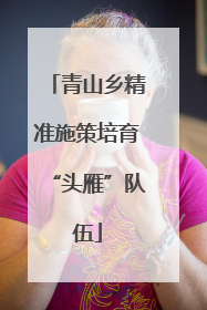 青山乡精准施策培育“头雁”队伍