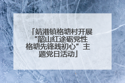 靖港镇格塘村开展“韶山红途砺党性 格塘先锋践初心”主题党日活动