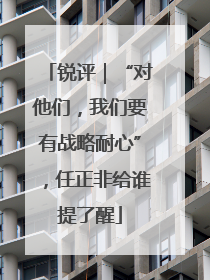 锐评｜“对他们，我们要有战略耐心”，任正非给谁提了醒