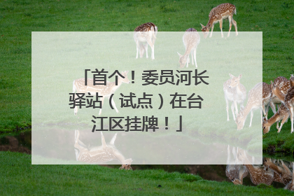 首个！委员河长驿站（试点）在台江区挂牌！