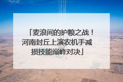 麦浪间的护粮之战！河南封丘上演农机手减损技能巅峰对决