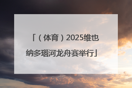 （体育）2025维也纳多瑙河龙舟赛举行
