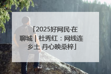 2025好网民·在聊城｜杜秀红：网线连乡土 丹心映桑梓