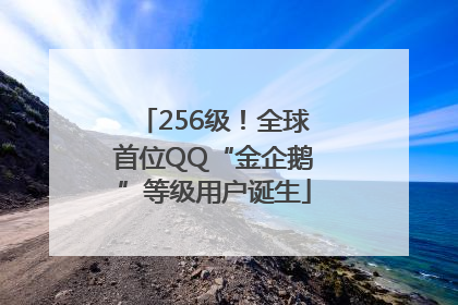 256级！全球首位QQ“金企鹅”等级用户诞生